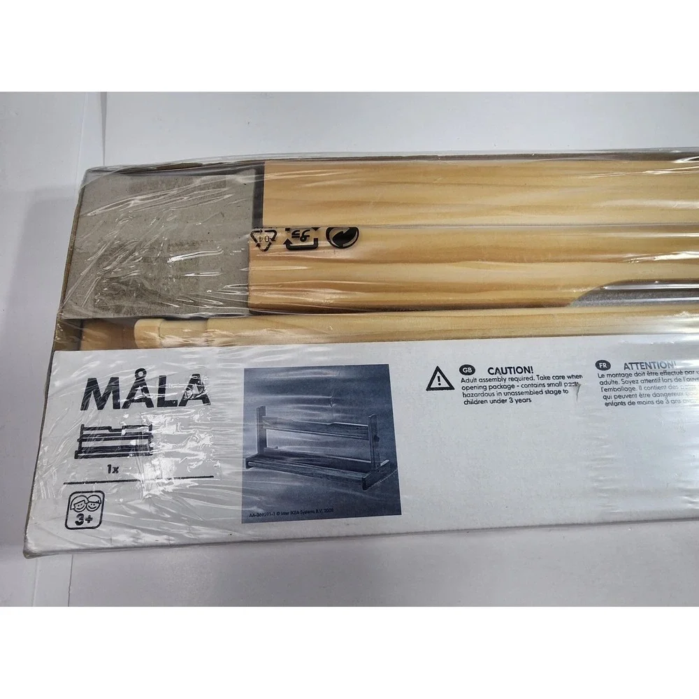 IKEA MALA MÅLA Tabletop Wood Drawing/Craft Paper Holder 101.493.50 New Sealed